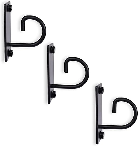 Miniatura 8 de Anclaje de pared de banda de resistencia  Paquete de 3 ganchos montados en la pared para bandas de resistencia  Anclajes de pared para ejercicio en