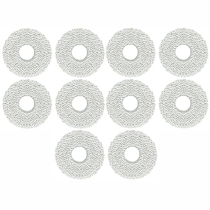 10pcs Mop Pads for Ecovacs DEEBOT X1 Omni X1 Turbo T20 Omni T10 Omni X2 Omni Deebot T20 Omni Accessories Deebot Mopping Pads