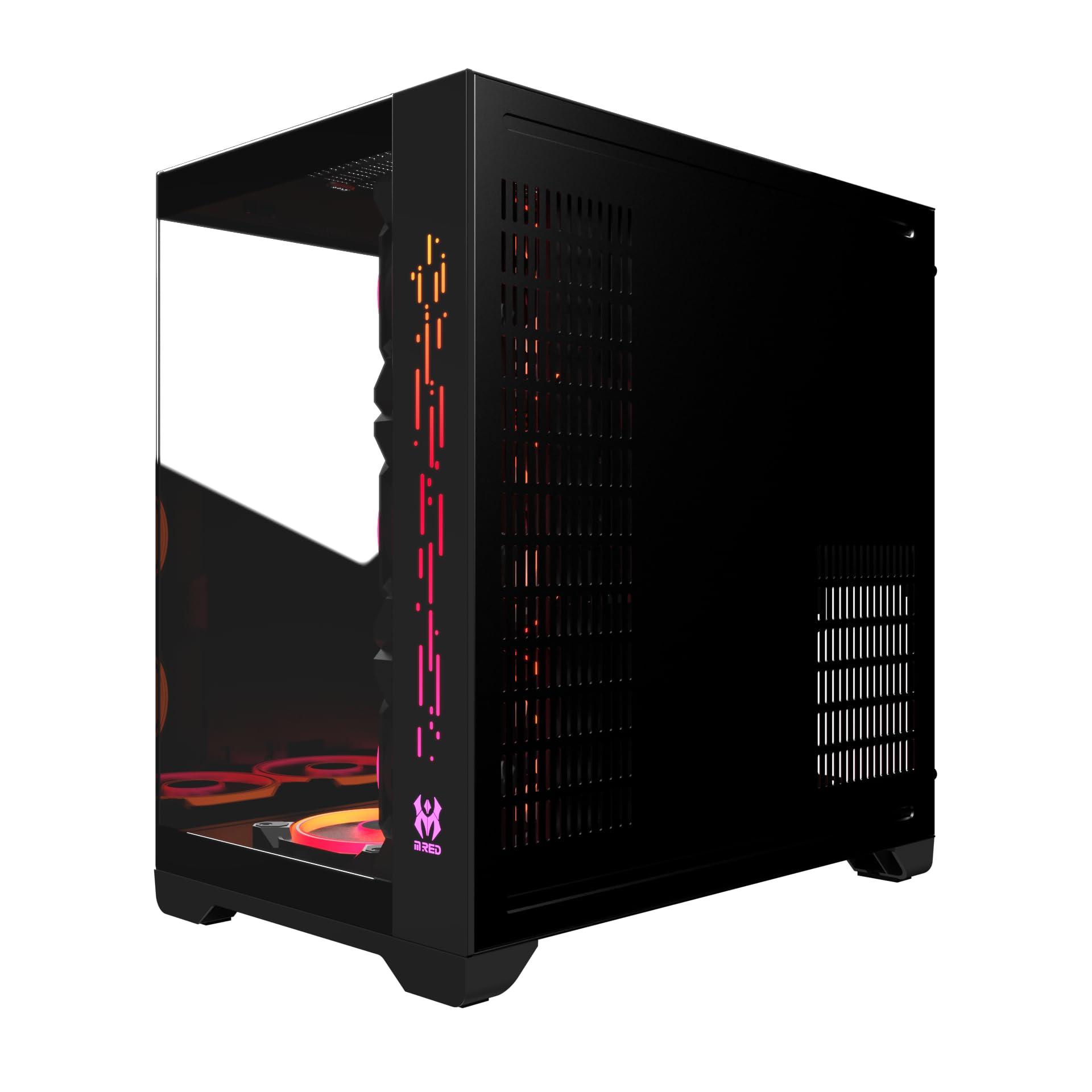 Mred - Pc Gamer Atx - Black Rgb Crystal Sea