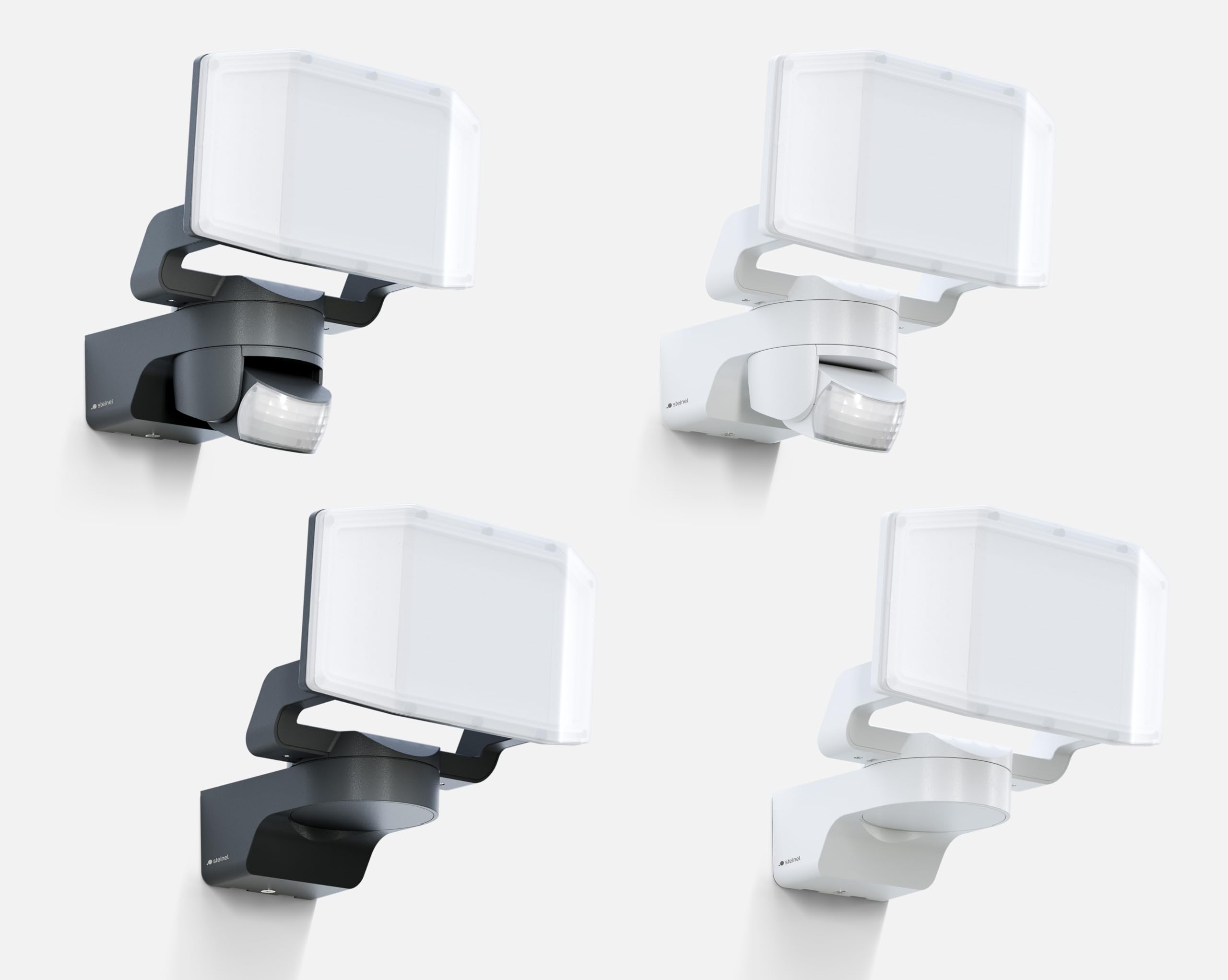 Steinel LED Strahler XLED Protect S Anthrazit, 180°/10 m Bewegungsmelder, 14.3 W, IP54