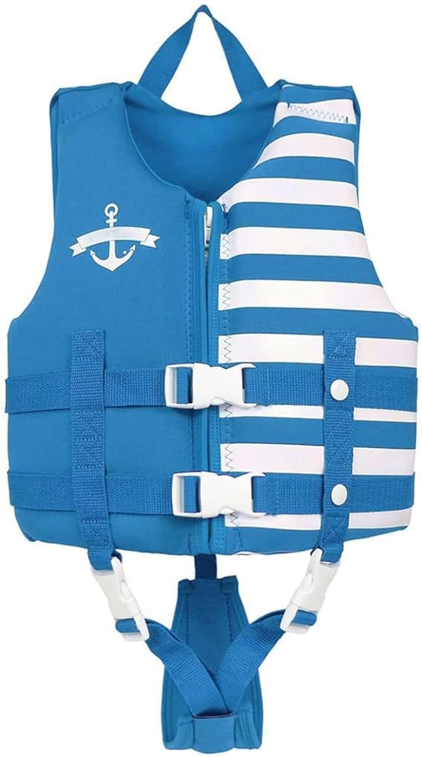 OldPAPA Kids Swim Vest, Toddler Swimming Vest Children Swim Jacket for 1-9 Years Old, Neoprene Baby Floats Vest Swim Training Vest Flotation Swimsuits with Safety Buckles & Adjustable Straps