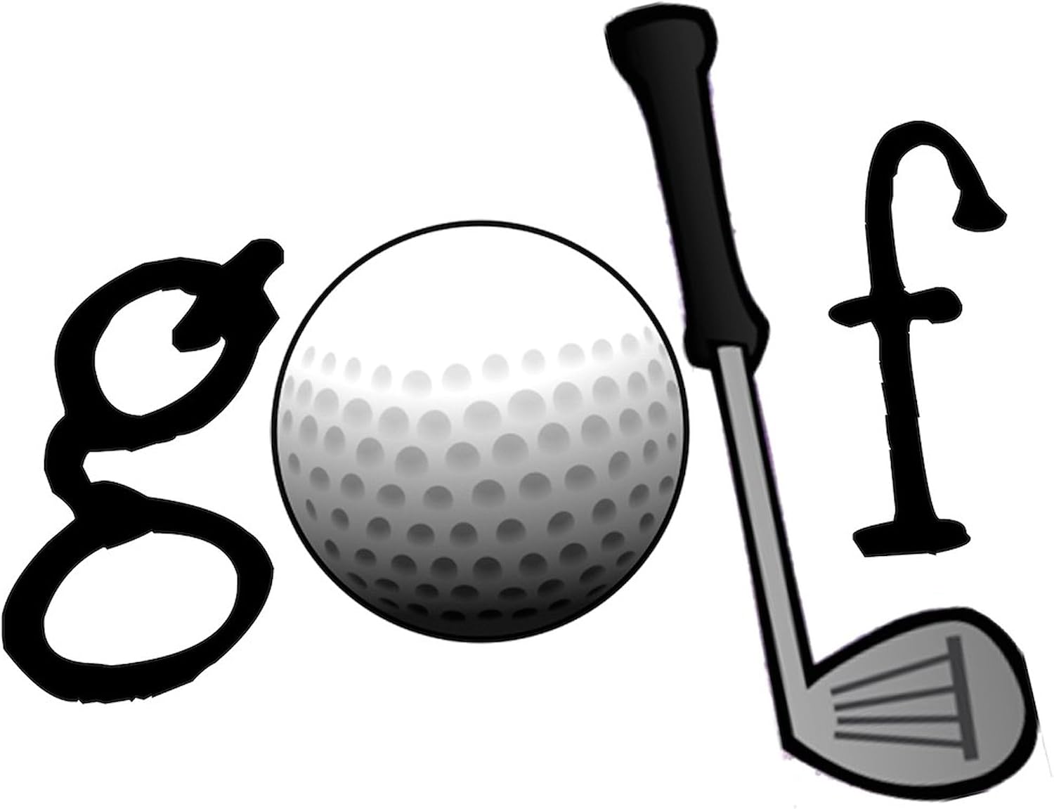 CafePress Golf Sticker Oval Bumper Sticker Car Decal
