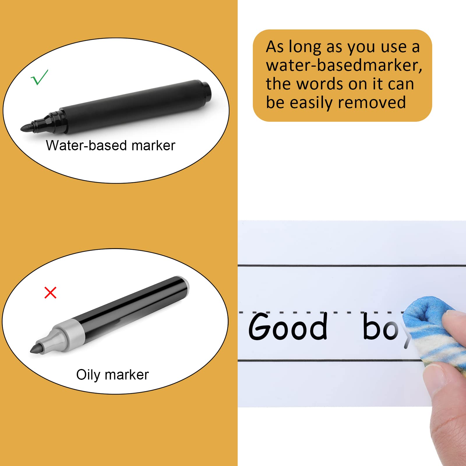 飯 24CM Amazon.com : Chinco 5 Pack 24'x 3' Dry Erase Magnetic