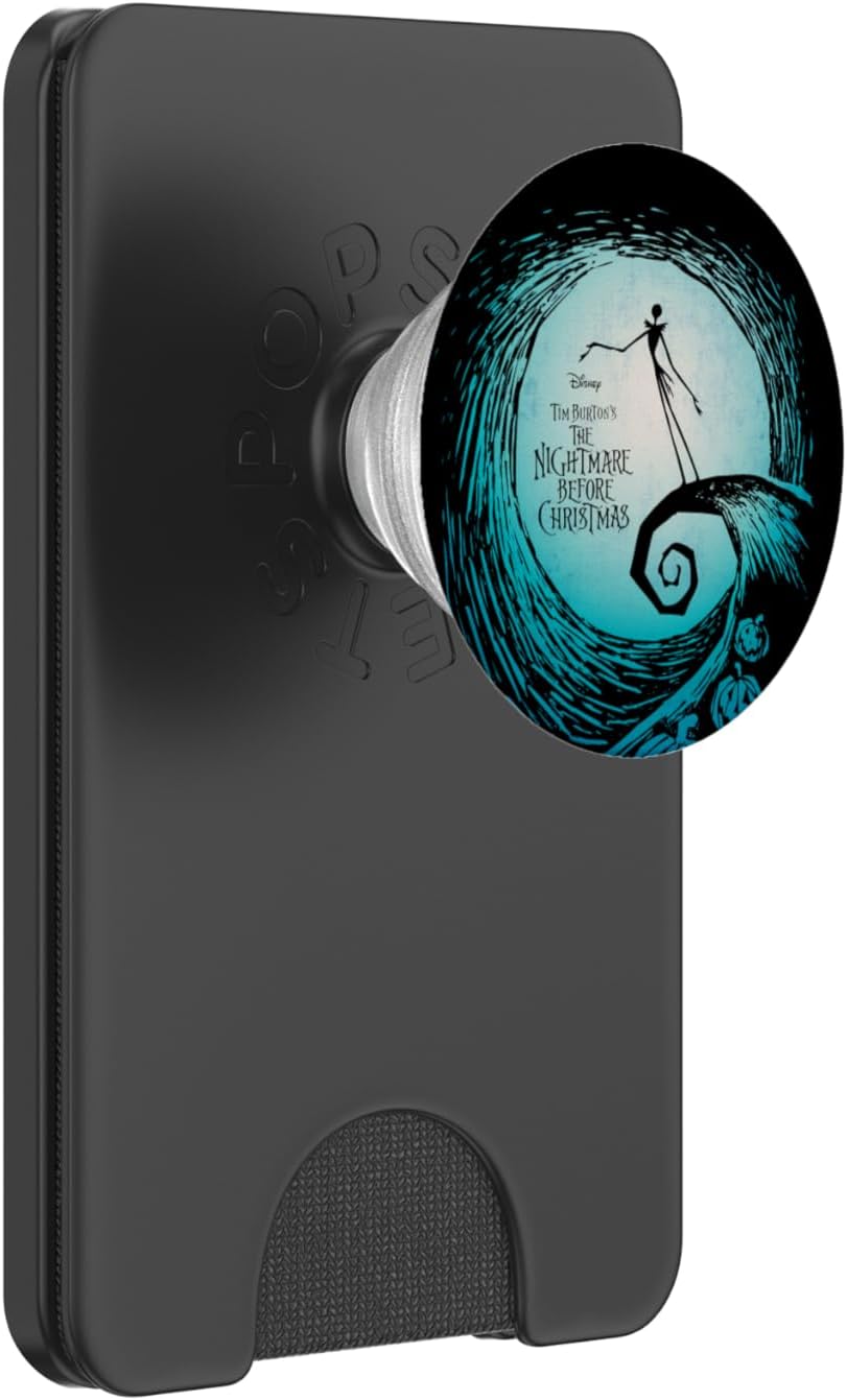 Disney Nightmare Before Christmas Jack Movie Logo PopSockets PopWallet for MagSafe