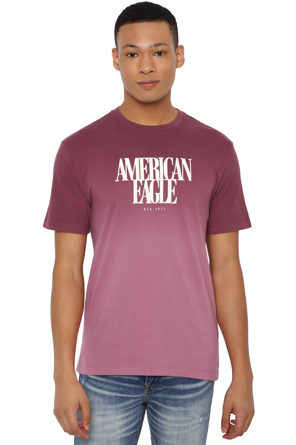 American EagleMen's Graphic Regular Fit T-Shirt