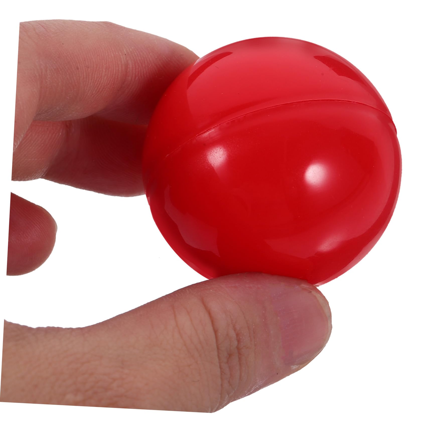 Hemobllo 50 Boules de Loterie de Fête Rouges en PP Creuses, Faciles à Repérer sans Décoloration, pour Événements et Activités de Jeu en Fête