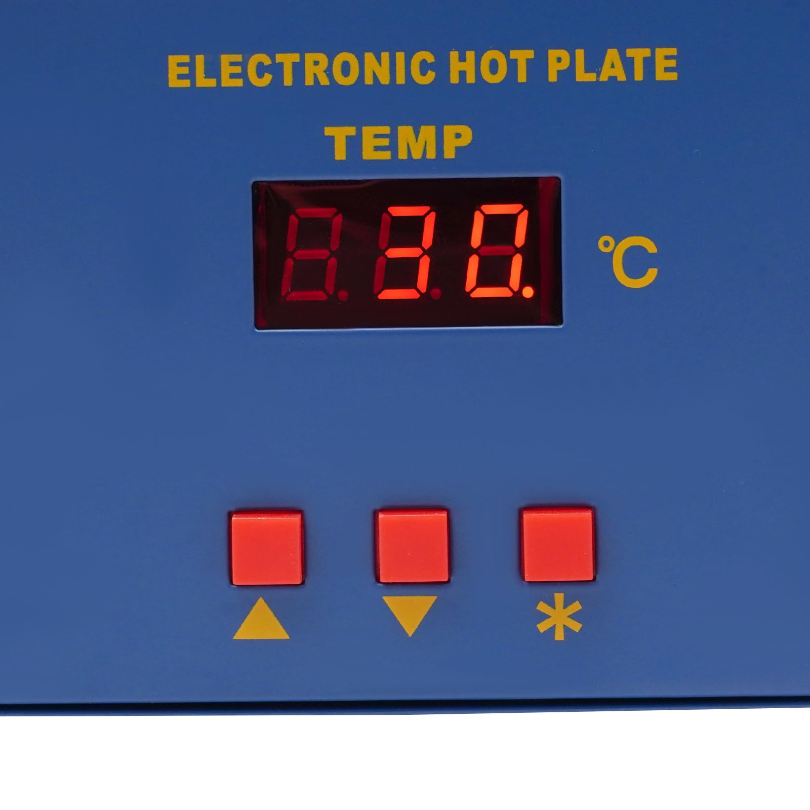 Placa calefactora eléctrica para soldar, 800 W, 220 V, con pantalla LCD, temperatura 50 – 400 °C, calentamiento uniforme