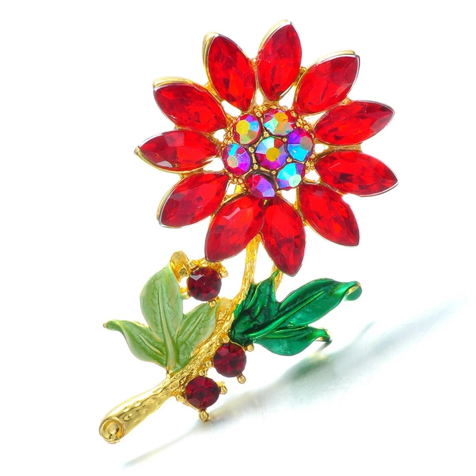 Alfileres De Cuello De Las Señoras 6 broches for mujer con forma de flor, for el cuello la camisa, for bodas