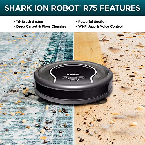 Shark ION Robot 750 Connected Robotic Vacuum, RV750 Shark ION Robot 750 Connected Robotic Vacuum, RV750