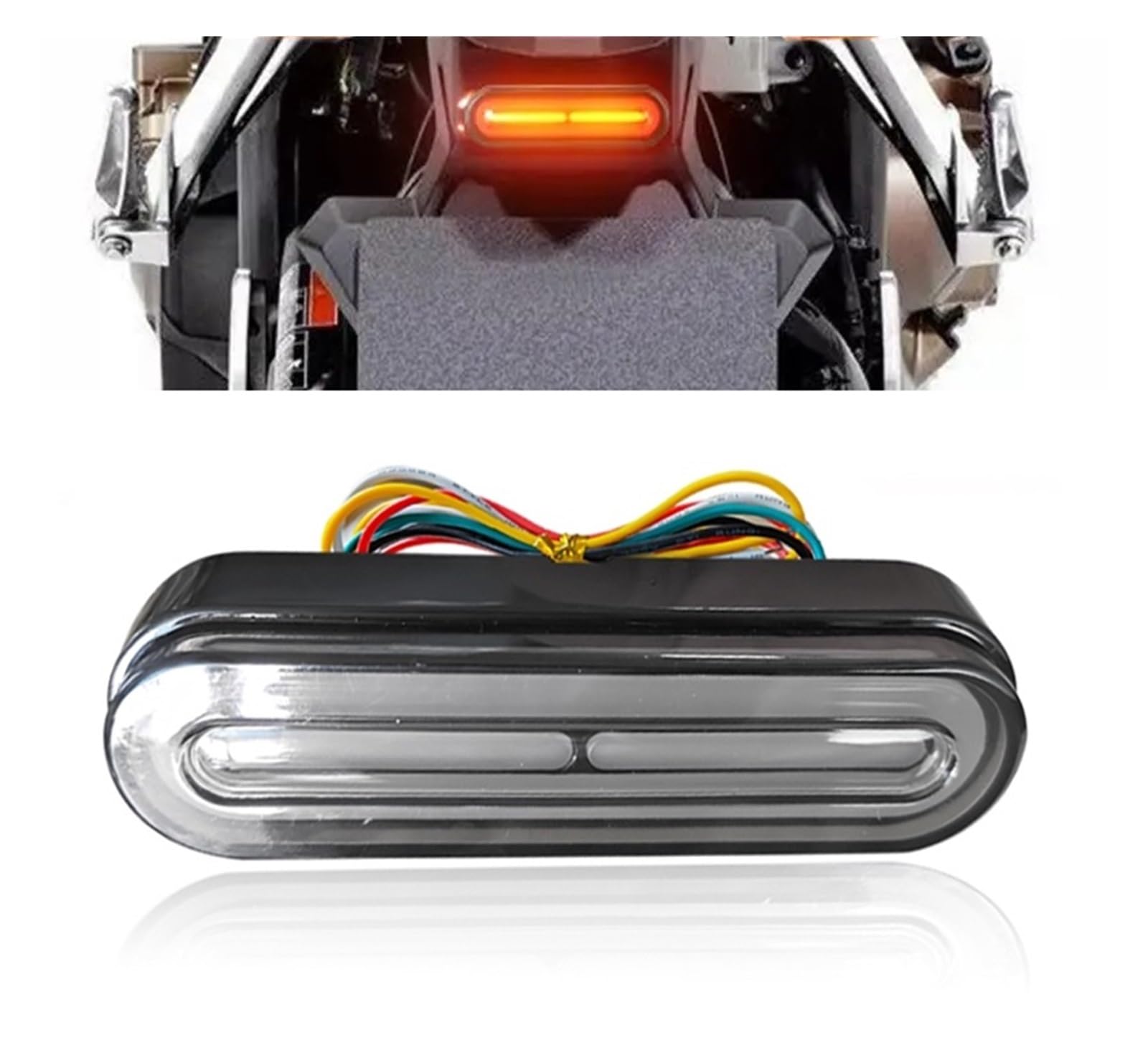 Luce Freno Posteriore A LED DC12-80V Indicatore Di Direzione Guida Per Motociclette Luci Posteriori Arresto Per Moto Accessori Per Fanali motocicletta fanale posteriore