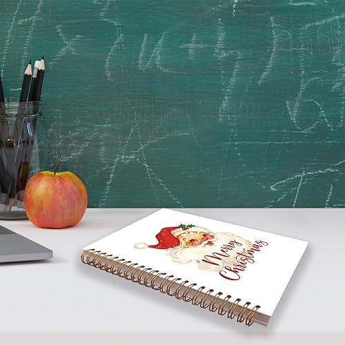 Miniatura 2 de VNWEK Cuaderno de diario de Navidad de Papá Noel, regalos de Papá Noel, diario de Navidad, diario de Navidad, cuaderno de escritura en espiral de
