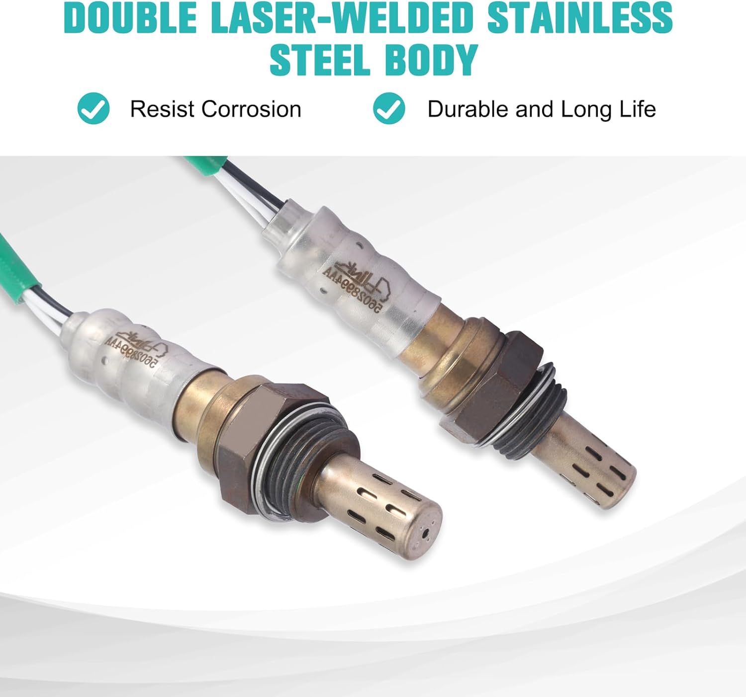 56028994AA Oxygen Sensor Up Downstream 4 Pcs for Chrysler 300 Jeep Liberty Wrangler Commander Grand Cherokee Dodge Grand Caravan Charger Magnum Ram Volkswagen Routan 56029049AA 56041698AA 56044627AA