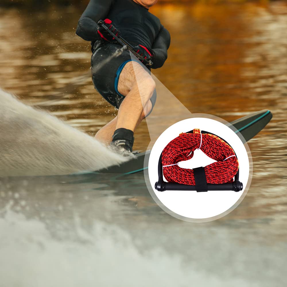 Wasserseil 23 m Seil mit Wakeboard-Stil Griff Surfen Abschleppleine Leine Schnur für Wakeboard Kneeboard Surfen