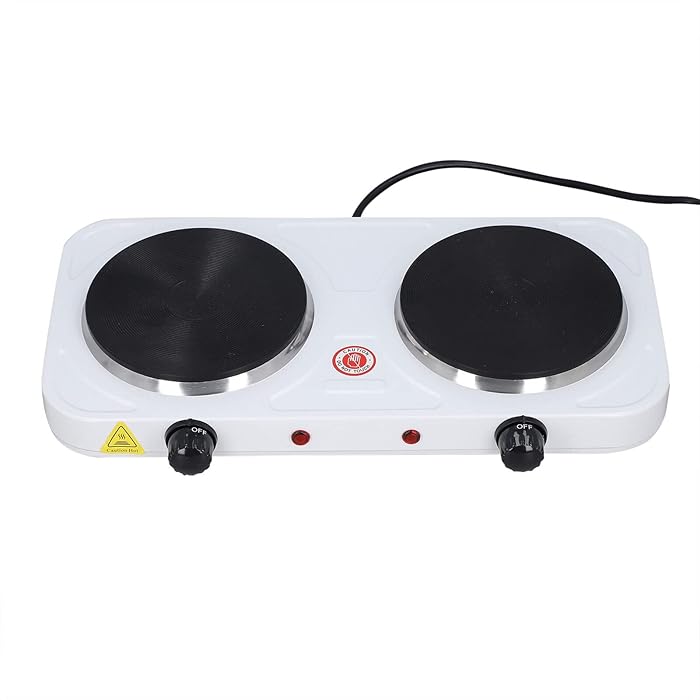 Buy Homesmart Galvonized Steel Double Hot Plate 2000W Electric Hotplate