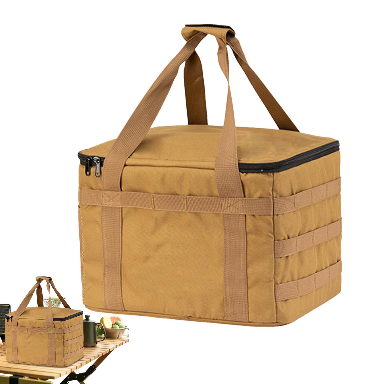 Torba Biwakowo-Kempingowa Ergonomiczny Organizer W Formie Pojemnika | Torba Kempingowa Typu Tote Na Podróże, Kemping, Akademik, Łódź, Kajak Oraz