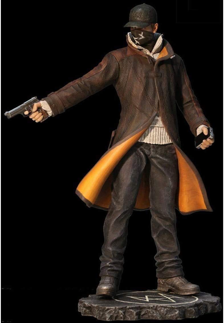 FABIIA Watch Dogs Aiden Pearce Anime Action Figure Character Collectible Model Statue Toys Pvc Figures Desktop Ornaments