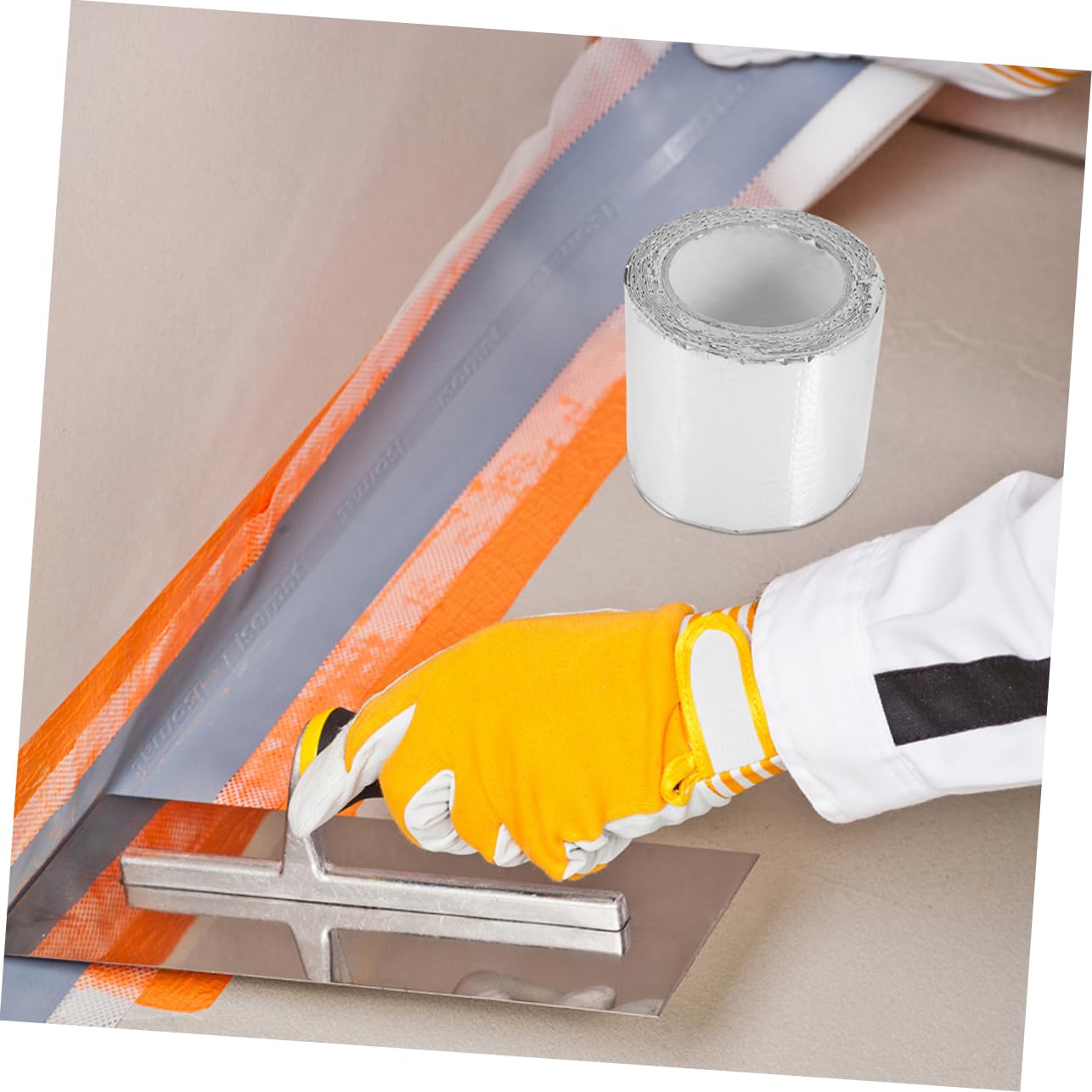 ULTECHNOVO Cinta de Aluminio Cinta Selladora Autoadhesiva para Techos de Rv Reparación de Paredes de Ducha Selladora para Techos Herramienta para Sellado