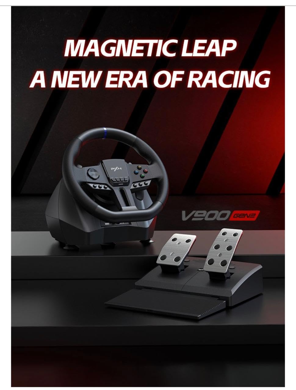 Buy Playtastic PXN V900 GEN2 Racing Wheel, Universal USB Car