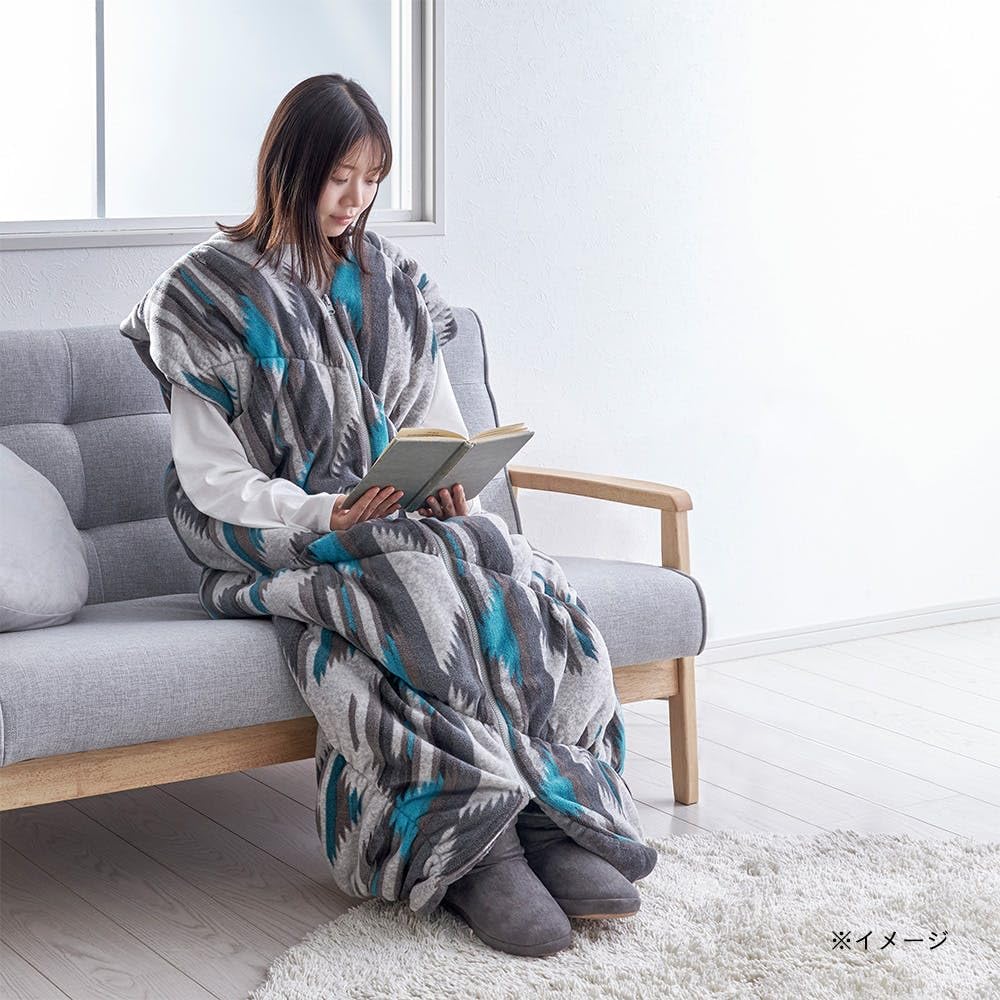 Amazon.co.jp: カインズ(CAINZ) クッション 約60× 130cm 幾何 羽織れる