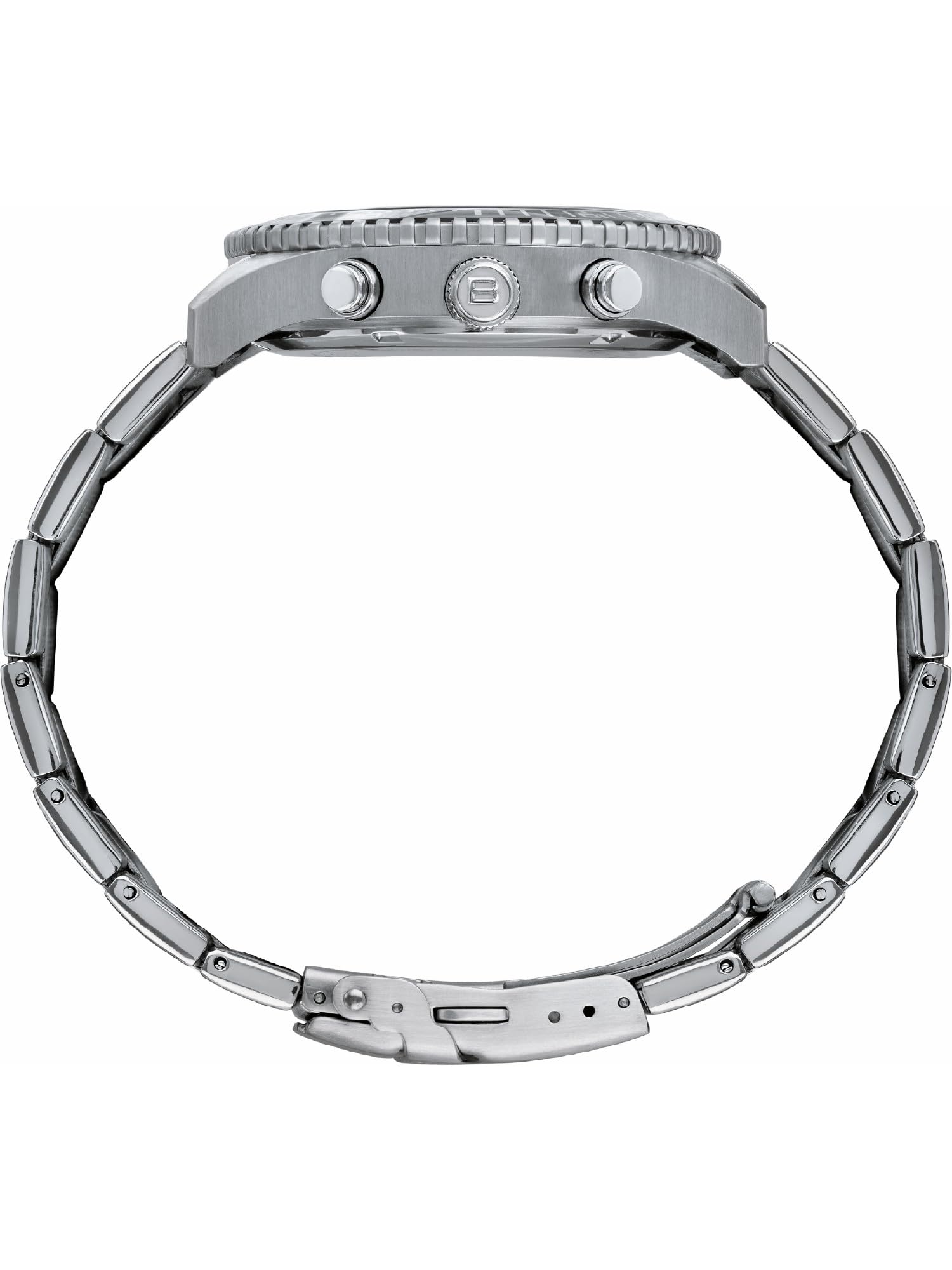 Breil, Collezione Sail, Orologio Uomo, Cronografo in Acciaio, Cassa 28 mm, Quadrante Antracite, Sfere e Indici con Luminous, Chiusura Diver, Resistente all'Acqua fino a 10 Atmosfere