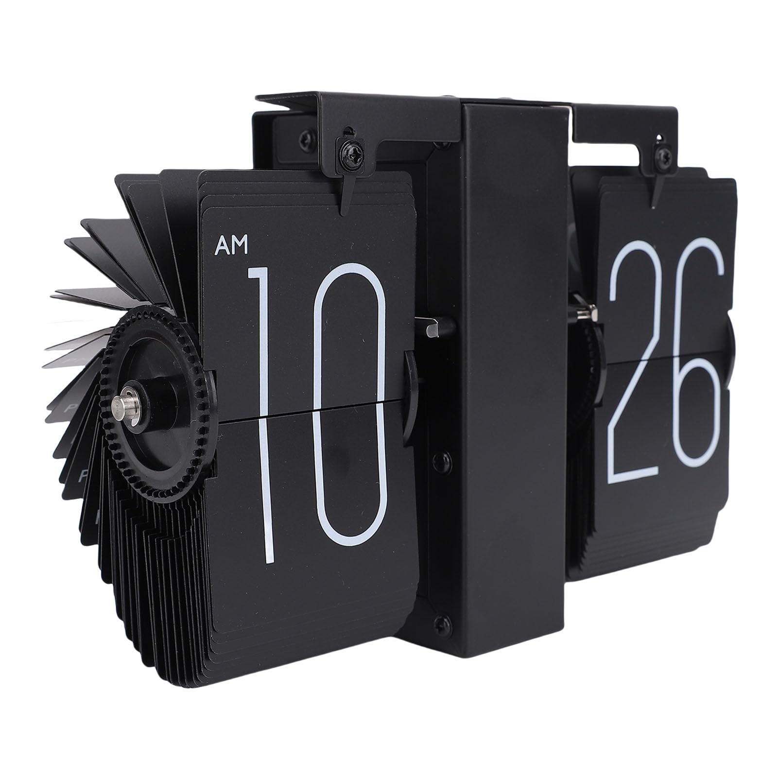 Changor Reloj Retro con Ajuste Automático de Hora. (Negra)