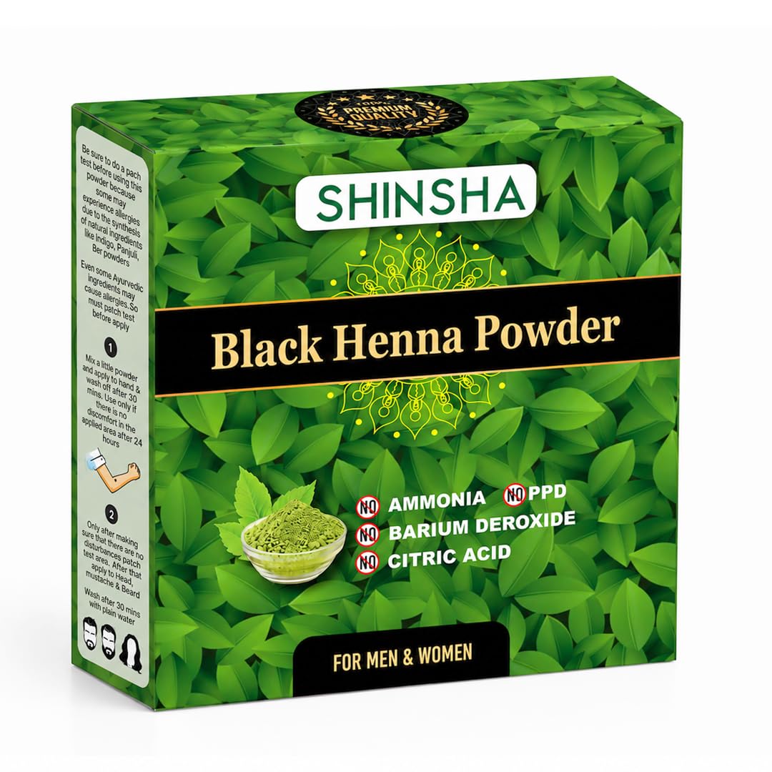 Black Henna Powder for Hair For Men & Women-image-26