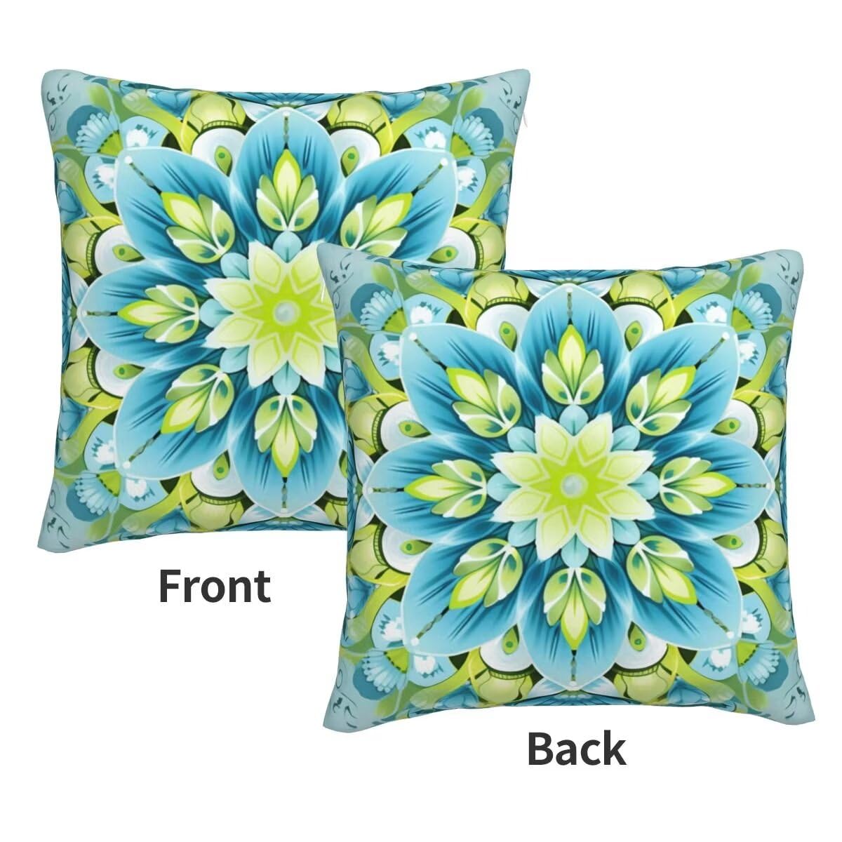 Federe Cuscini Divano 65x65 cm Set di 2 in Velluto Copricuscini Divano, Federe Cuscini Boemia Decorativi Cuscini per Divano, Federe Cuscino Divano per Soggiorno, Camera da Letto Room Decor -TR314