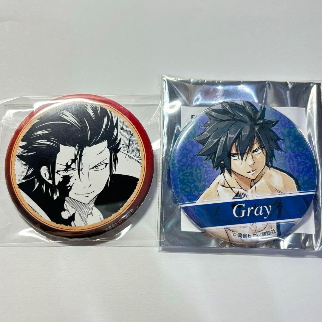 フェアリーテイル グレイ 缶バッジ セット プリンセスカフェ FAIRYTAIL