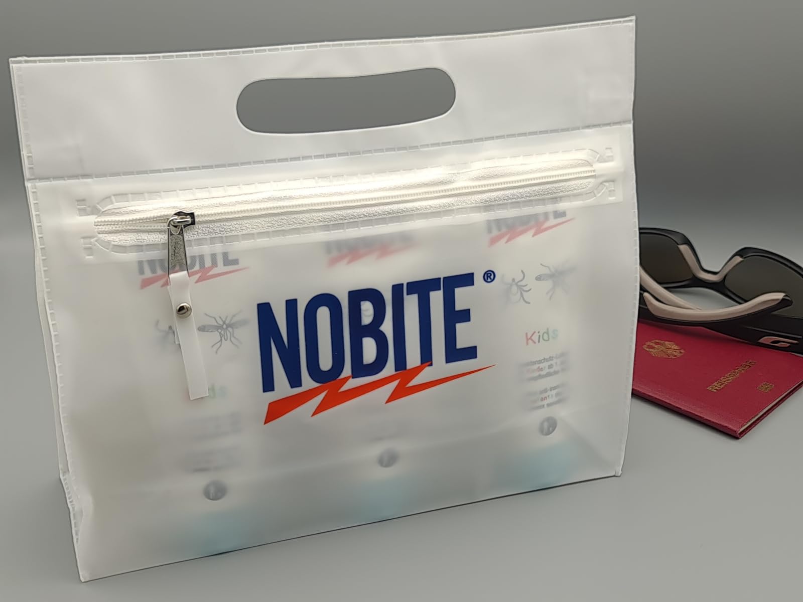NOBITE Kids Insektenschutz Lotion 3x100ml mit Tasche – Mückenschutz Kinder