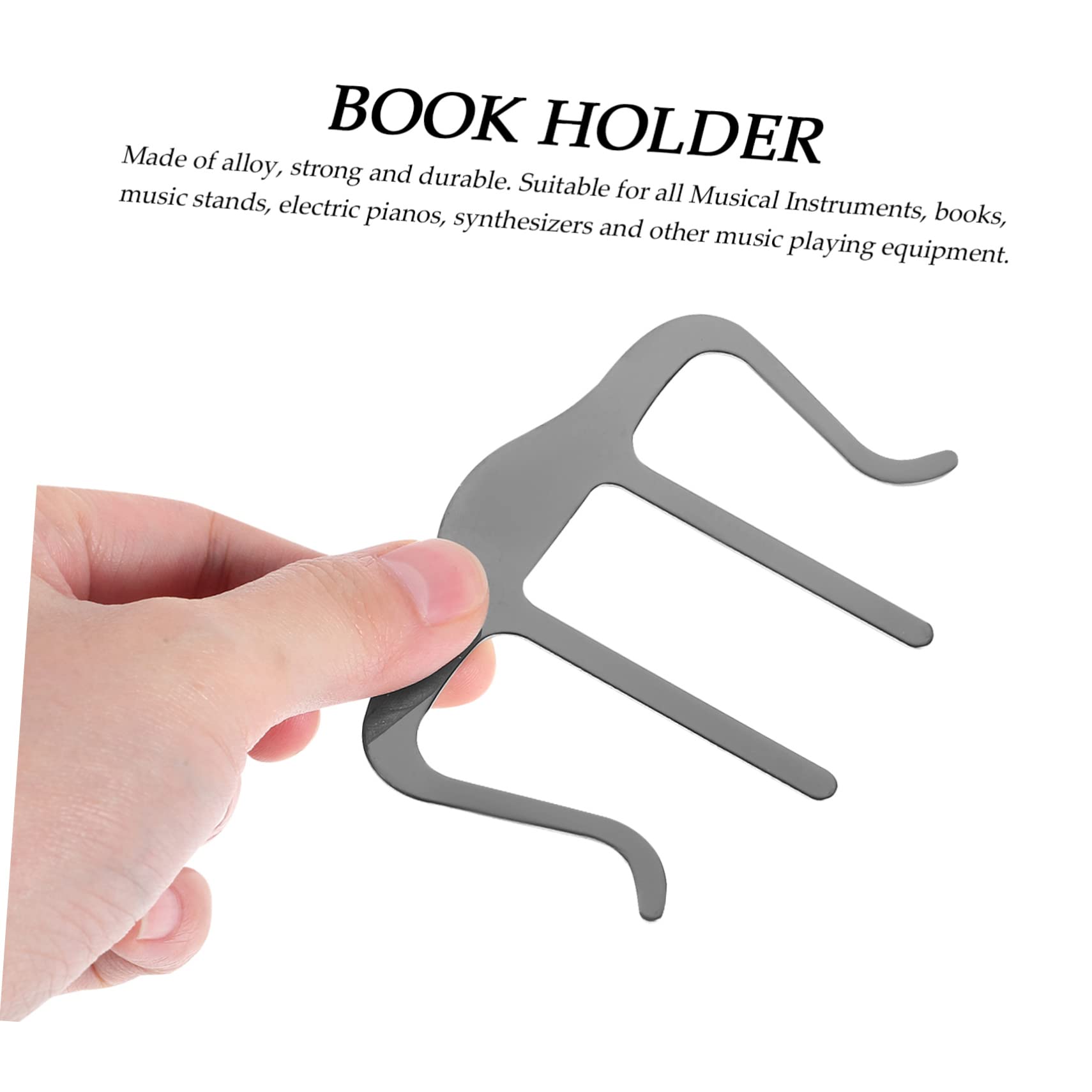 Abaodam 12stücke Musikbuch-clips Notenhalter Für Klavierpartituren Seitenhalter Für Notenblätter Für Bücher Und Dokumente Geeignet