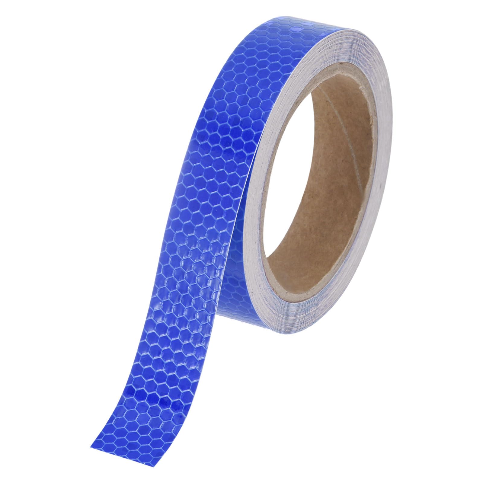 M METERXITY Reflective Tape, 2.5cm x 10m Shining Star Blue Waterproof High Visibility Self-Adhesive Tape for Trailers/Trucks/Apparel, Outdoor Warning Signs