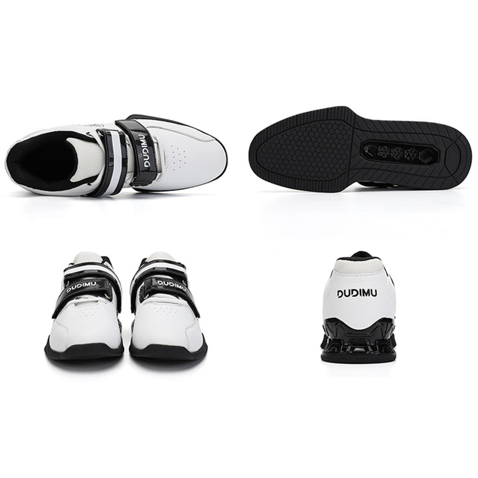 Scarpe da Sollevamento Pesi da Uomo, Scarpe Squat Uomo, Supporto per Il Tallone, Attrezzatura Palestra per Sollevamento Pesi, Cross Training, Squat Pesanti, Suola Rigida, Competizione