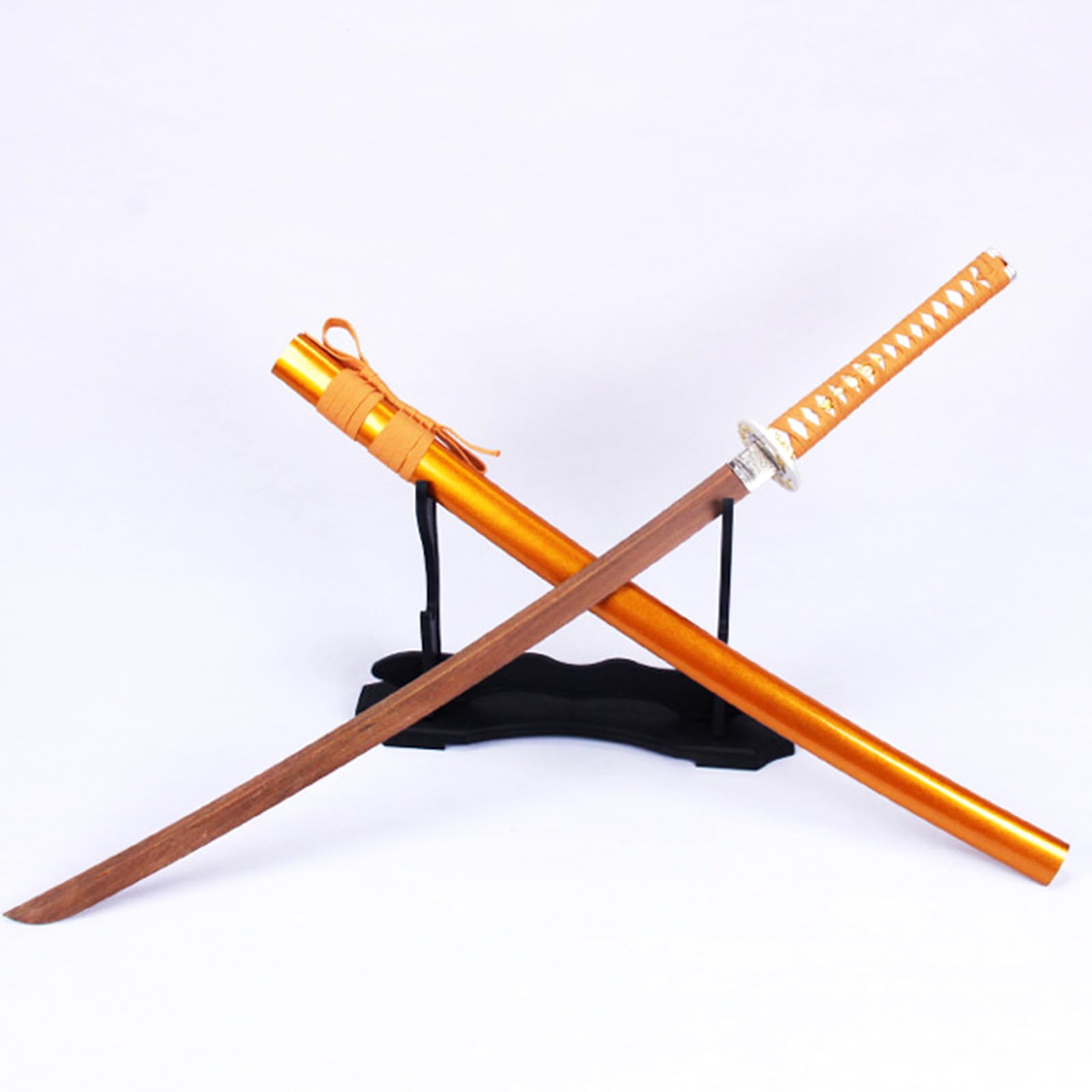 Spada Samurai in Legno Wenge Naturale da 104cm,Katana in Legno,Bokken Fatto a Mano,Spada da Allenamento in Legno per Kendo,Regalo,Display,Cosplay,Oggetti di Scena