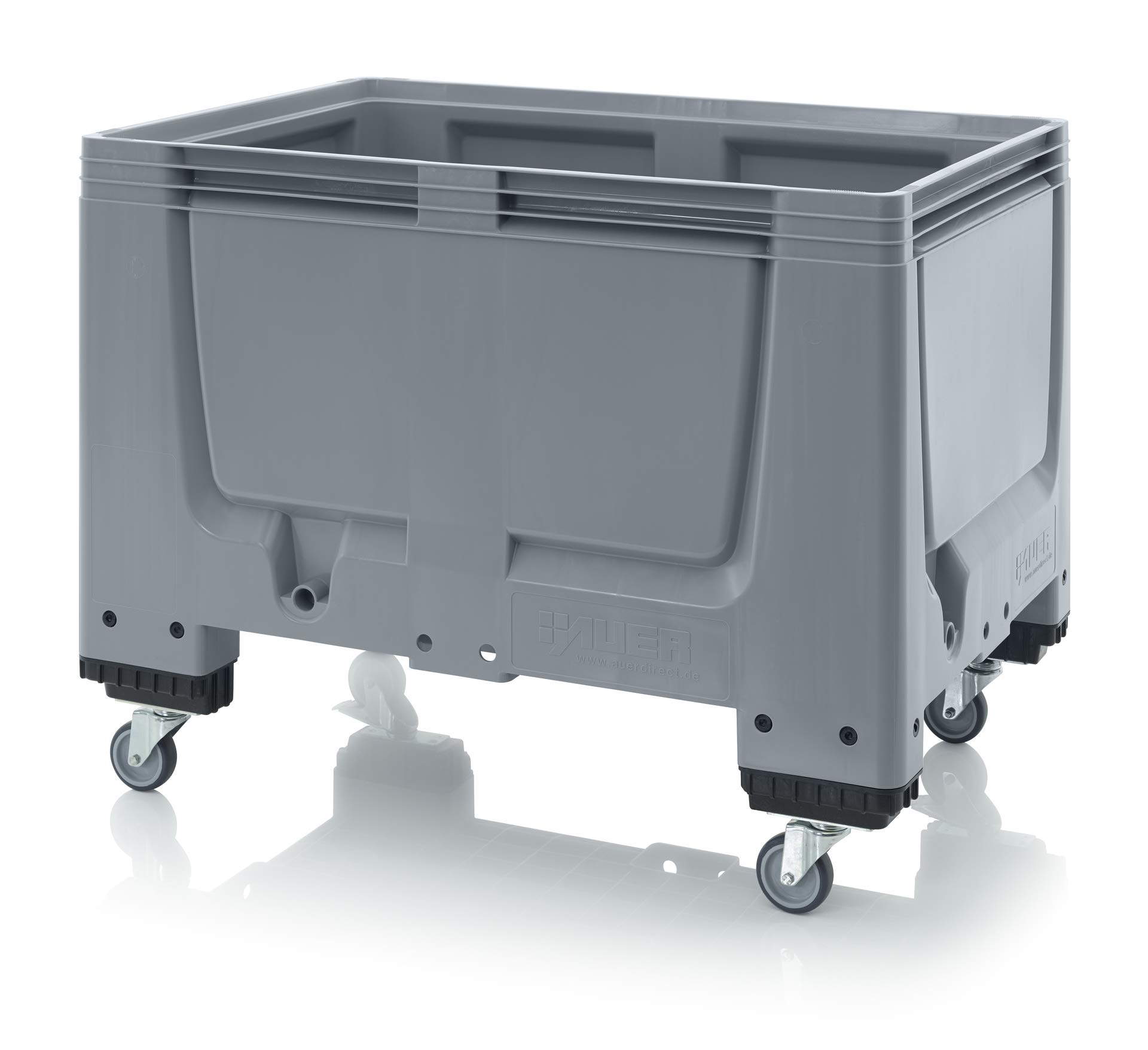 1 x Auer Big Box z rolkami 120 x 80 x 93 * pudełko na palety * duże pudełko * Bigbox 120 x 80 * pojemnik na palety