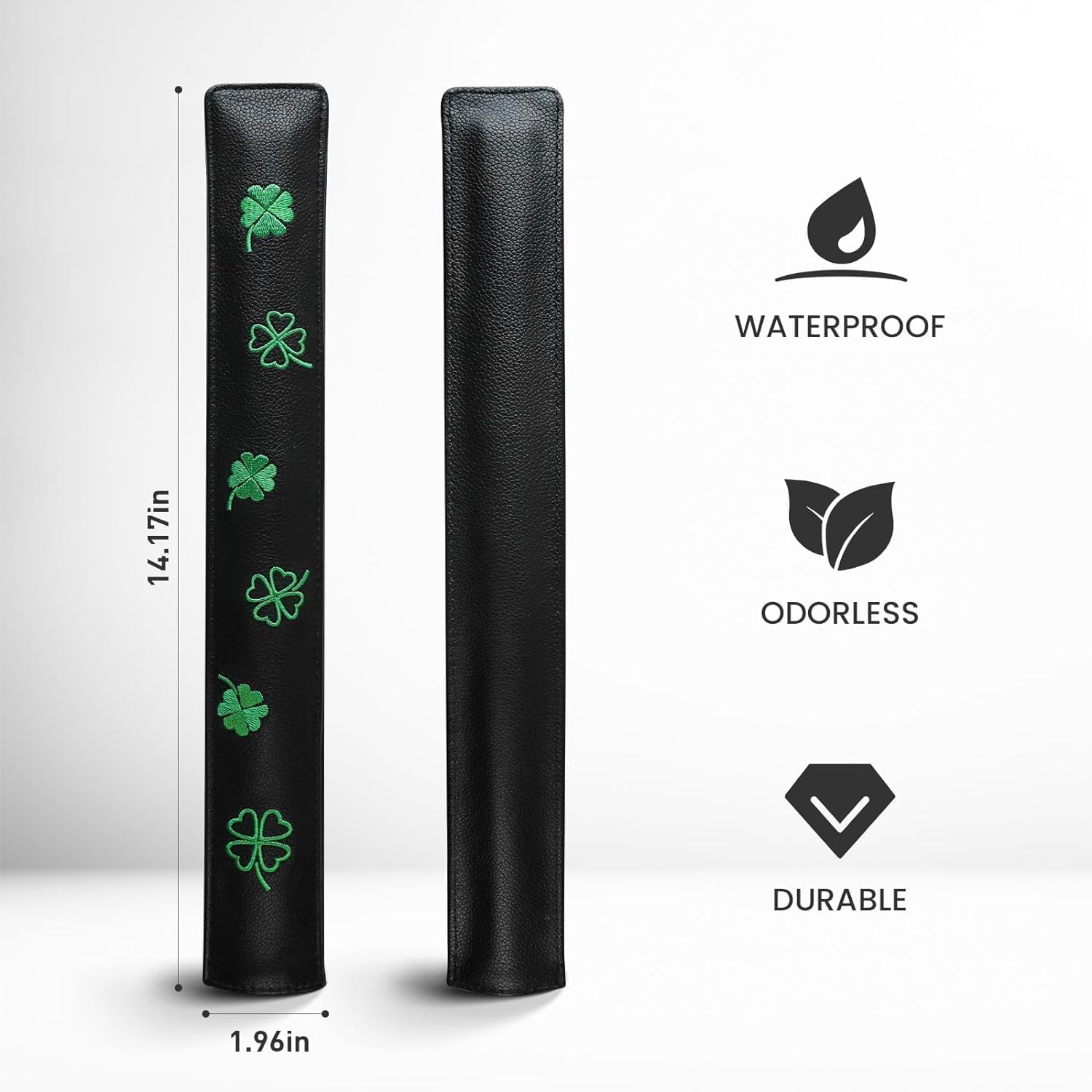 Premium Leather Golf Alignment Stick Cover Case Holder Value Pack - Image 2