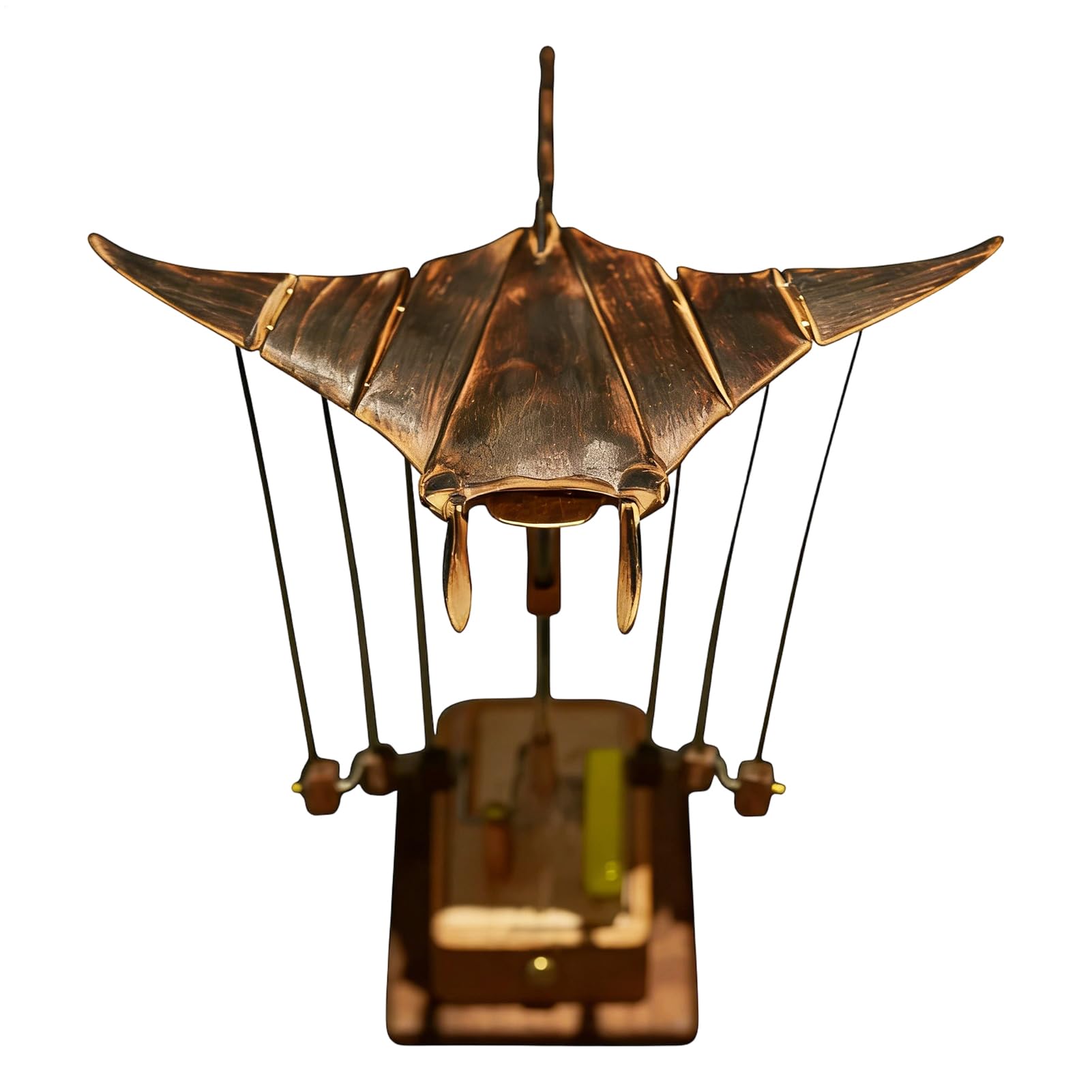 Manta Ray Automaton, manta ray mechanical, Mechanical Marine Biological Dynamic Desk Decor, Handmade Wooden Kínetîc Sculpture With Lifelike Swimming Motion, For Home Office