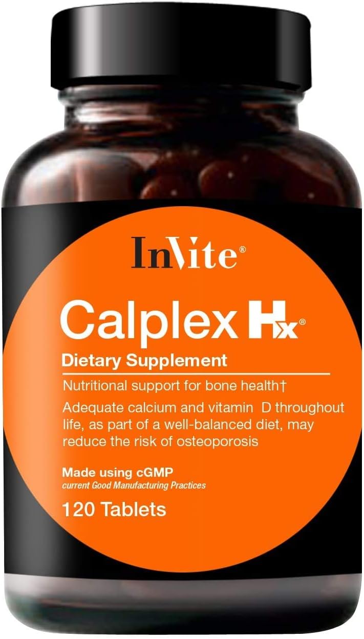 Invite Health Calplex Hx®, Nutritional Support for Bone Health, 120 Tablets (2-Pack)