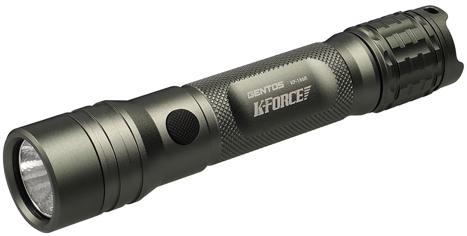 GENTOS(ジェントス) LED 懐中電灯 USB充電式 【明るさ1200ルーメン/実用点灯4時間/耐塵/1m防水】 専用充電池使用 K-フォース KF-186R Amazon.co.jp: GENTOS(ジェントス) LED 懐中電灯 USB充電式 【明るさ