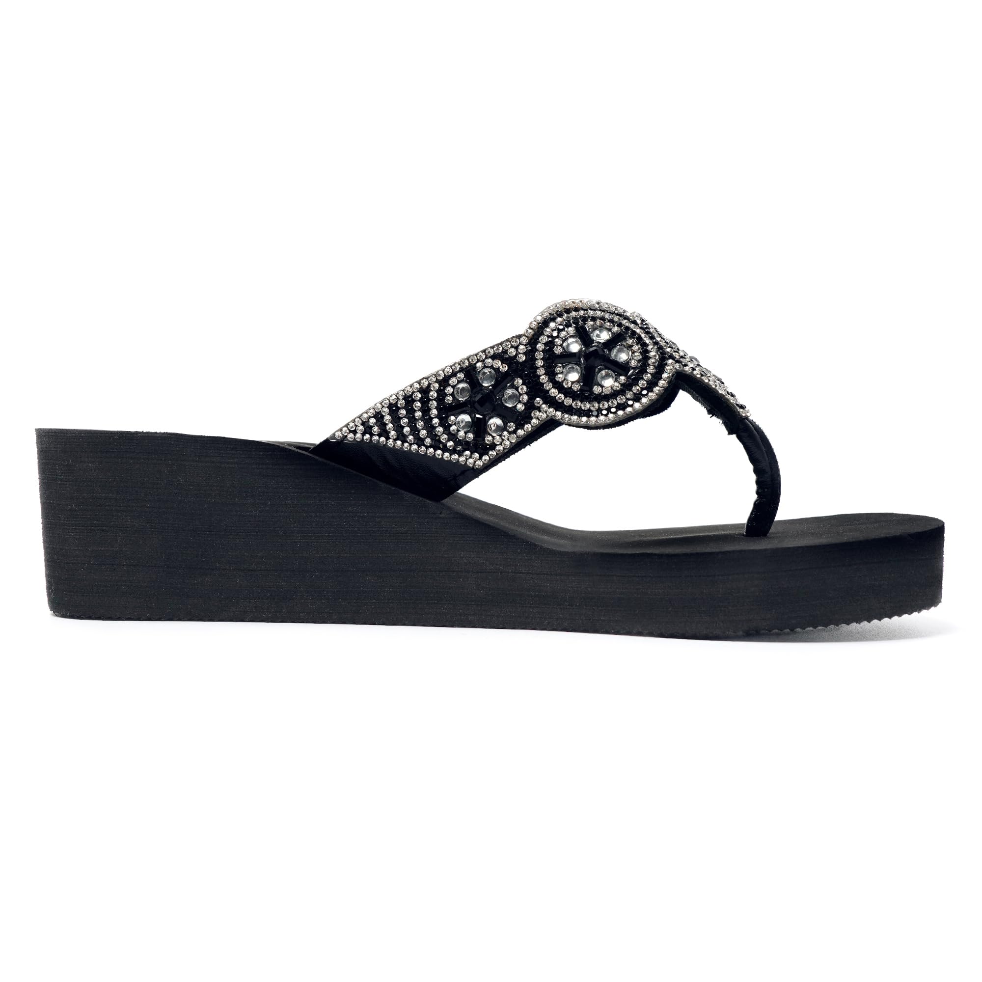 JOMIX Infradito Donna Eleganti Ciabatte Zeppa Casa Mare Piscina