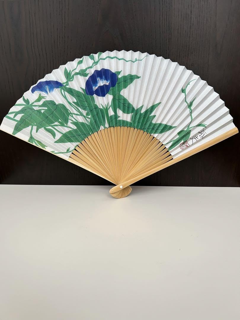 Amazon.co.jp: 扇子 平山郁夫画伯 朝顔 : おもちゃ