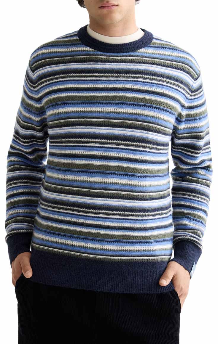 Scotch & Soda Herren Soft Knit Regular Fit Crew Neck Crewneck Pullover
