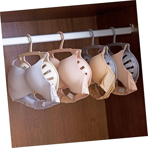 Miniatura 6 de Cabilock 3 unids PP Bra Drying Rack Portable Lingerie Organizer Deformation - Perchas de sujetador resistentes de plástico Estante de secado