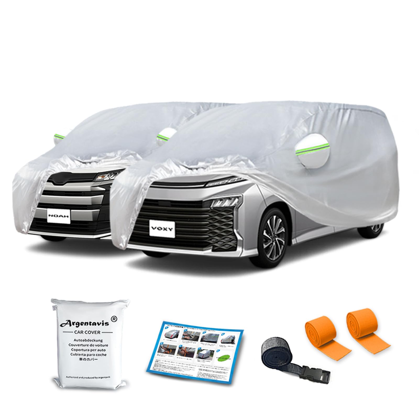 ノアヴォクシーボディカバー大型ミニバン車カバー日焼け止め防水台風対策Noah Voxy Car Coversボンネットカバー車 カバー大型オフロード車suv ボディカバー自動車カバー防塵防輻射紫外線黄砂対策弾力な防風ロープ付き車体カバーMPVカーカバーボディー カバー