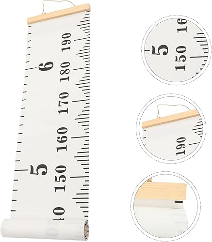 Miniatura 2 de HOMSFOU Regla de medición de altura, decoración para niños, regalos para niñas, calcomanías para niños, tabla de crecimiento, regla de altura para
