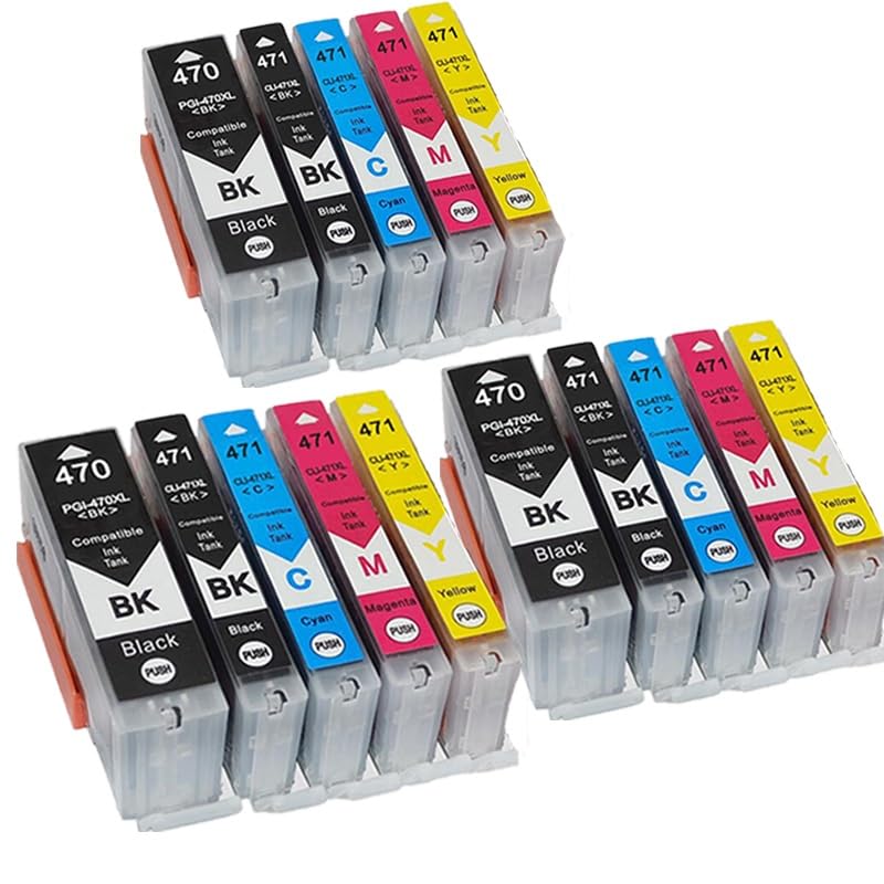 Amazon.co.jp: OEM Canon 470 471 PGI470 CLI471 PGI 470 CLI 471 互換