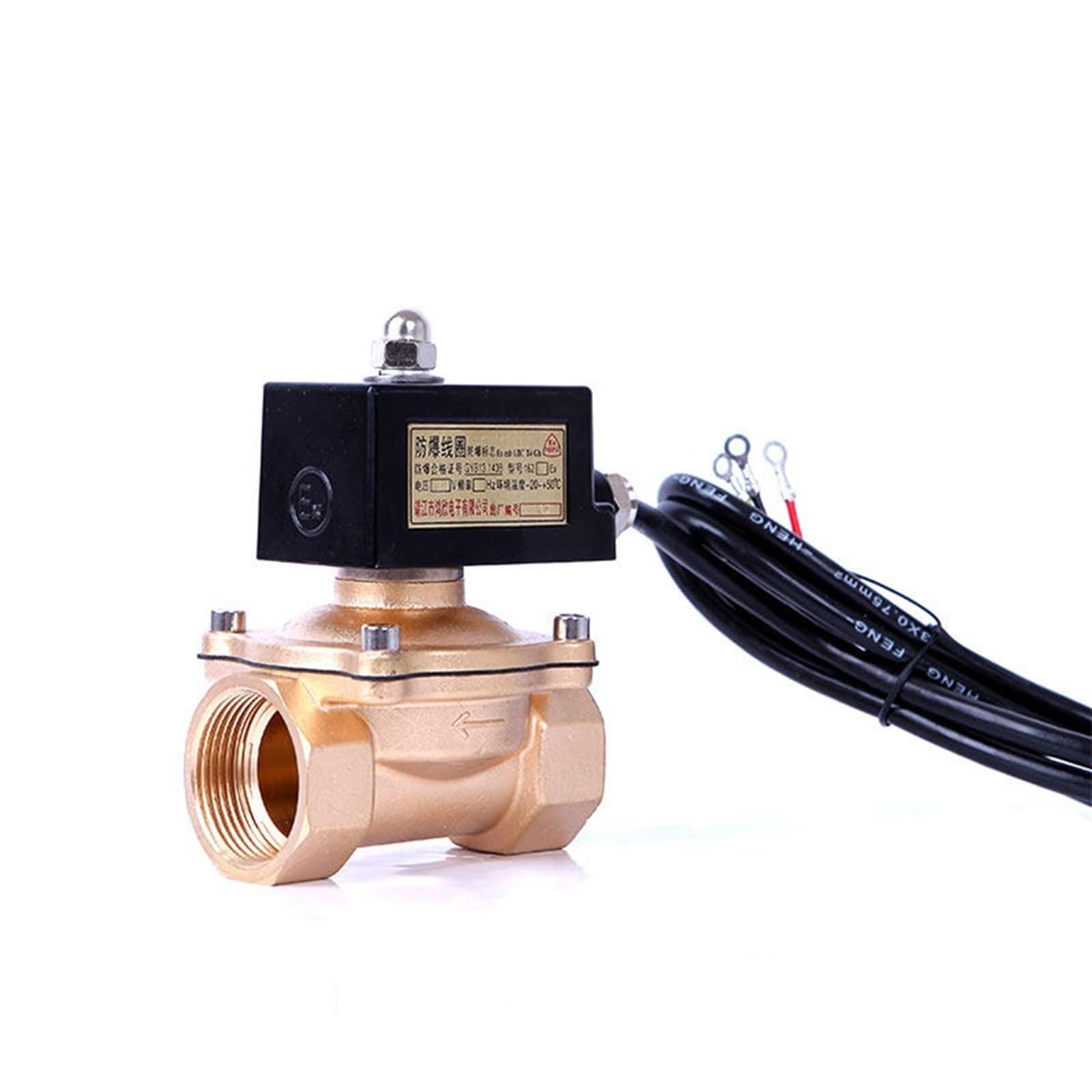YX55POU12 Normally Closed 1/2inch Solenoid Valve Gas 220v 24v 110v 1Pcs(380vac,BSP)