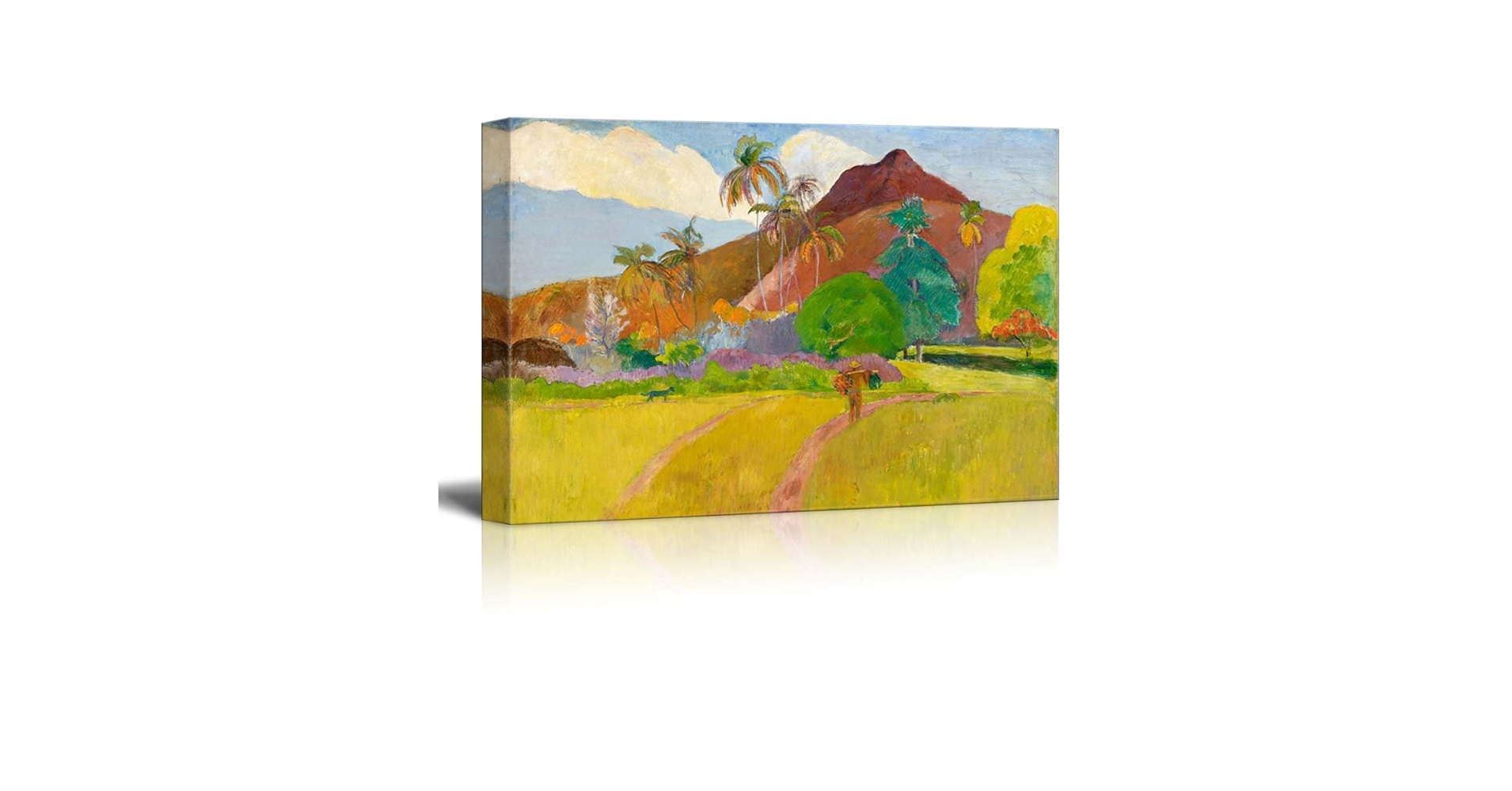 Amazon.com: wall26 - Tahitian Landscape by Paul Gauguin