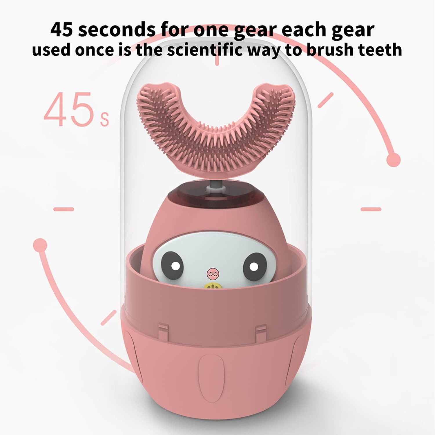 CATLION Kids Electric Toothbrush,Children's Ultrasonic Toothbrushes,U Type Sonic Whole Mouth Toothbrush,360 Whitening and Cleaning Teeth,Ipx8 Waterproof,4 Gear Mode,Voice Broadcast (Blue, 8-15 Year) : Beauty & Personal Care