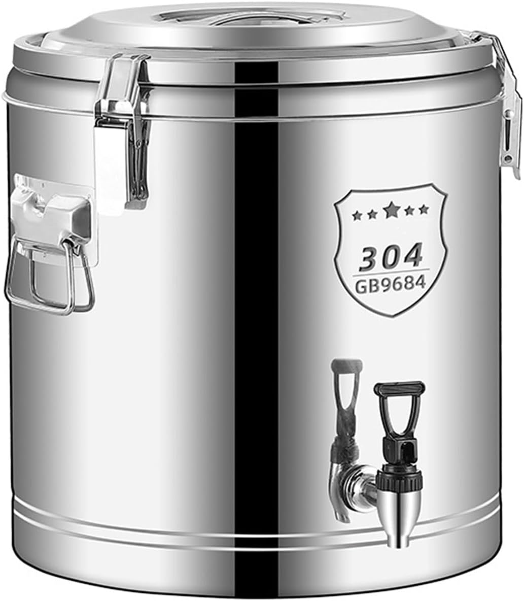 JHKZUDG Stainless Steel Insulated Beverage Dispenser