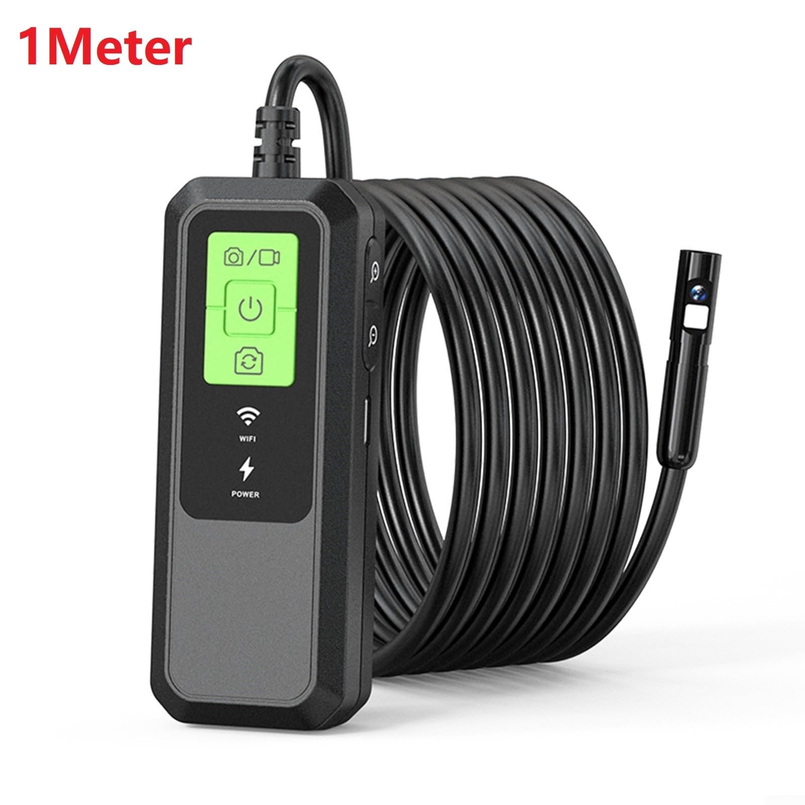 Industrielles Endoskop 5MP HD Dual Lens 8mm Kamera mit 1M Kabel IP67 Wasserdicht für Android Handy Tablet PC Inspektion